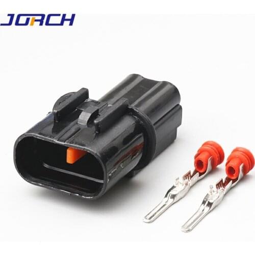 10 sets 2 pin male waterproof wire to wire socket auto electrical connector for kum PB621-02020