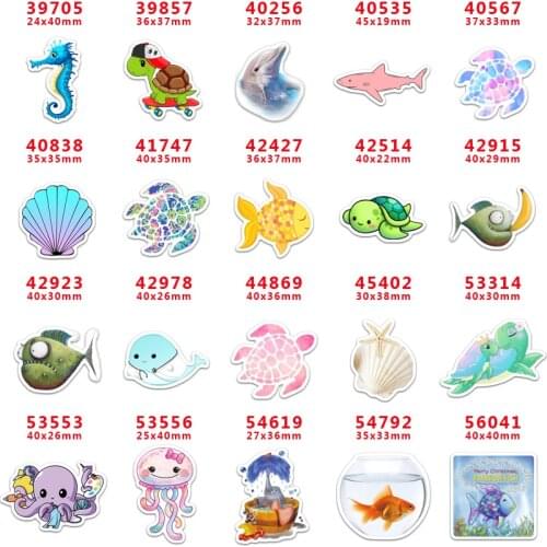 10 Pcs Cartoon Planar Resin Cabochons PR39705