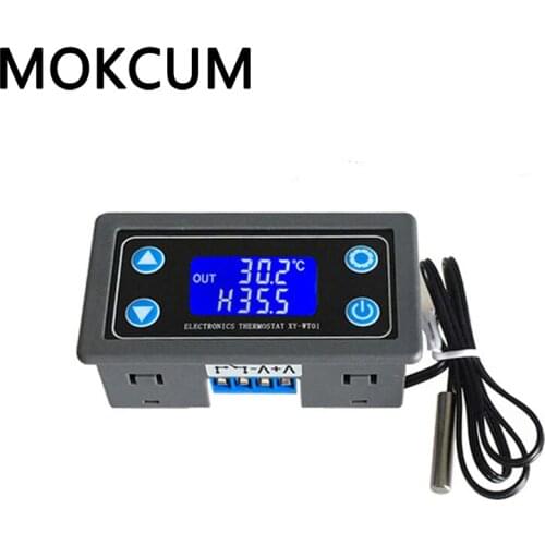 10A Thermostat Digital Temperature Controller DC 6V-30V Quality Thermal Regulator Thermocouple Thermostat with LCD Display