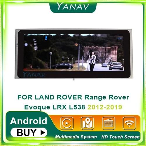 Android Touch Screen Car Radio For LAND ROVER Range Rover Evoque LRX L538 2012-2019 Car Stereo Audio Multimedia Player Head Unit