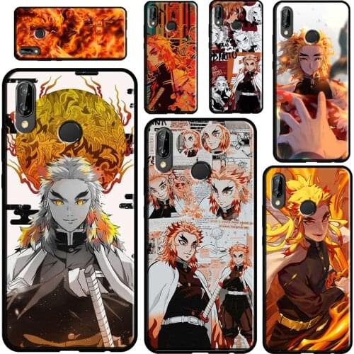 Rengoku Kyoujurou Kimetsu No Yaiba Case For Huawei P30 Lite P40 P20 Pro Mate 20 Lite P Smart Z 2019 2021 Nova 5T Cover Shell