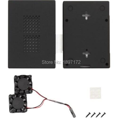 Raspberry Pi 4 Model B ABS Case Firm dust resistance with Dual Fan
