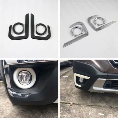 For Subaru Outback 2021 Car Front foglight Eyelid Frame Moulding Cover Trim ABS Auto Styling Garnish Sticker