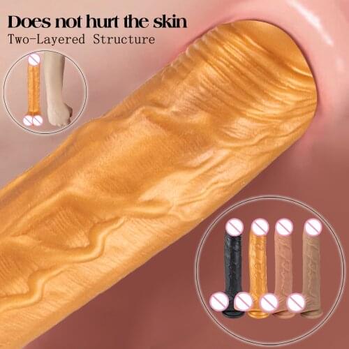 Erotic Waterproof Silicone Dildo Gode Sexshop Adult Sextoys For Couples Anal Penis Jouet Sexuel Strapon Consolador Flirt Lesbian