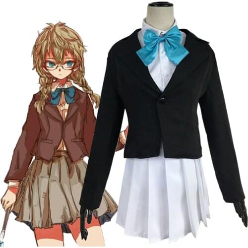 Jibaku Shounen Toilet bound Hanako kun Mei Shijima Cosplay Costume Girls JK School Uniform Sailor Suit Halloween Party Dress