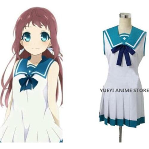 Anime Nagi no Asukara Manaka Mukaido Cosplay Costume