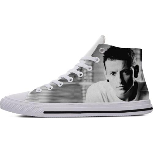 2019 Hot Cool Fashion Pop Funny Summer Rock and Roll Sneakers Handiness Casual Shoes 3D Printed For Men Women Chester Bennington