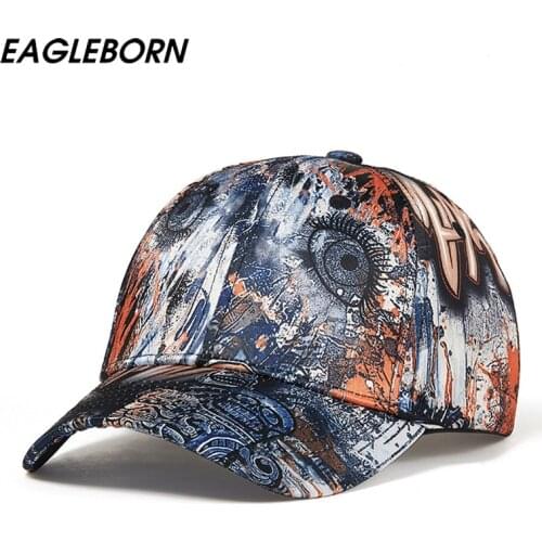 New Designer Graffiti Baseball Caps Mens Baseball Caps Trendy Women Hip-hop Street Sun Hats Say Trend Hats