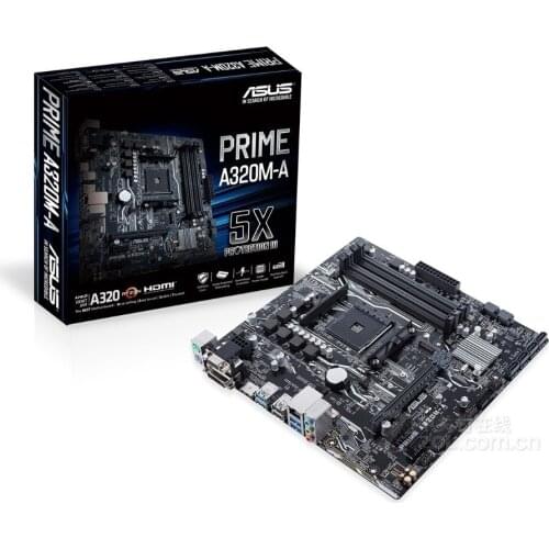 New for ASUS PRIME A320M-A motherboard Socket AM4 DDR4 USB2.0 USB3.1 SATA3 HDMI DVI VGA 64GB desktop motherboard Free shipping
