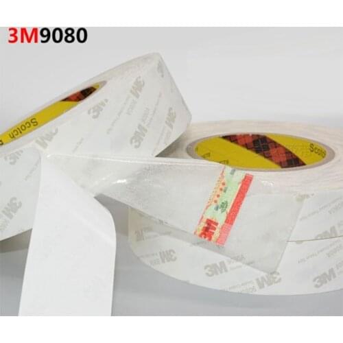 50M/roll 2mm~100mm Original 3M 9080 High Adhesive Tape High Temperature Resist for LED Light Strip Phone LCD Touch Screen Bezel