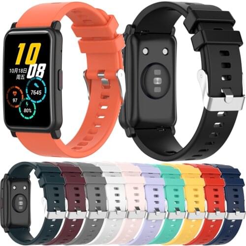 20mm Watchband Strap For Huawei Honor Watch ES Original Smartwatch Bracelet Silicone Wristband For xiaomi Amazfit GTS 2/GTR 42mm