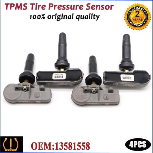 13581558 TPMS Tire Pressure Monitor Sensor System For GMC Acadia Envoy Yukon Hummer H2 Saturn Outlook Aura 2007-2016 314.9MHz