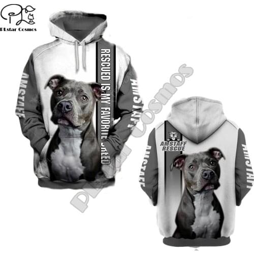 Unisex Mens Rescued Dogs 3d print hoodies zipper autumn long sleeve Sweatshirts women pullover tracksuit hood spring outwear