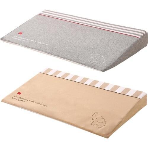 Baby Triangular Pillow Breastfeeding Wedge Sleep Positioner Milk Spitting Prevention Pillow Infant Sleep Position Nursing Pillow