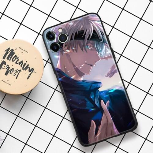 Jujutsu Kaisen Satoru Gojo For IPhone Se 6 6s 7 8 Plus X XR XS 11 12 Mini Pro Max Glass TPU Silicone Phone Case Cover Shell