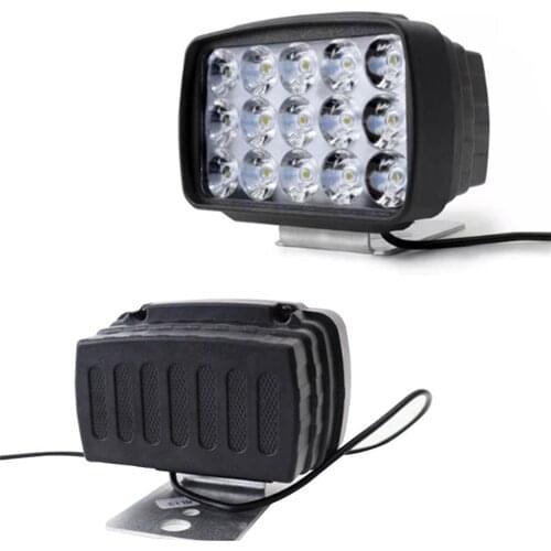 1-Pc 15-Beads Electric Motorcycle Light Modified External Super Bright Headlight White Light