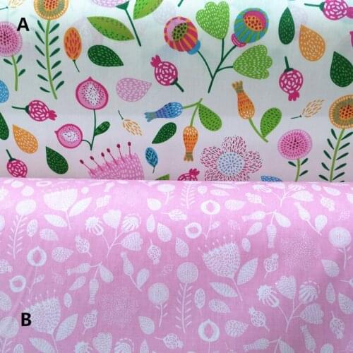 160cm*50cm dandelion PINK cotton fabric baby cloth kids bedding bed linens curtains pillow patchwork fabric sewing tissue tecido