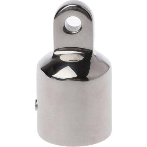 50LC Stainless Steel Bimini Top Eye End Cap For 0.98'' Pipe Marine Boat Yacht