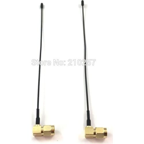 2pcs 433Mhz Antenna 3dbi Sma Male Plug Connector Right Angle for Ham Radio