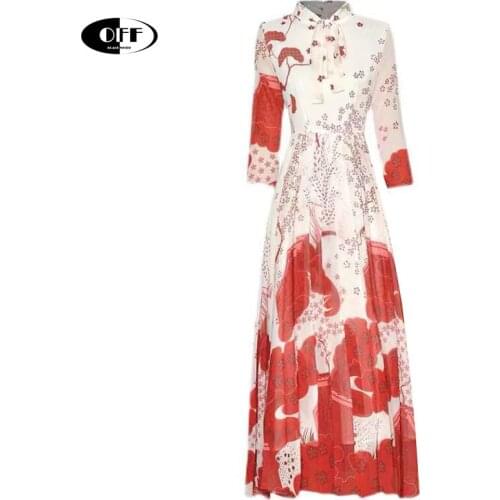 Designer Runway Party Evening Midi Long Dresses For Women Traf Zevity Basic Chic Dress With Floral Pattern Festival Clothing ZA