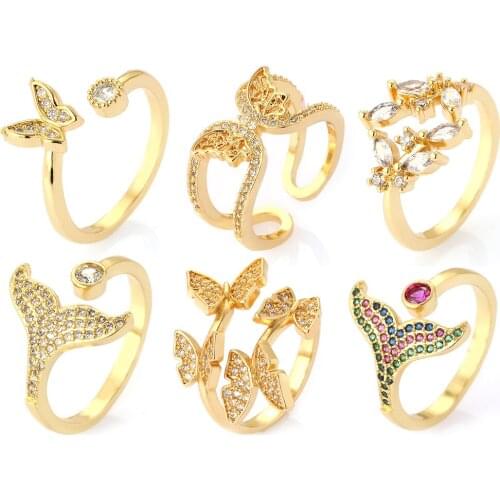 Magic Fish Women's Gold Rings