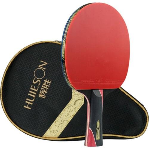 Single Ping Pong Paddle Professional Training Tennis Racket Ping Pong Paddle