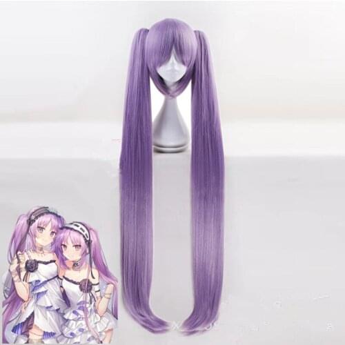 110cm Fate/Grand Order Sthenno Euryale Medusa Wig Cosplay Costume Wigs Women Long Heat Resistant Synthetic Hair Wigs + Wig Cap