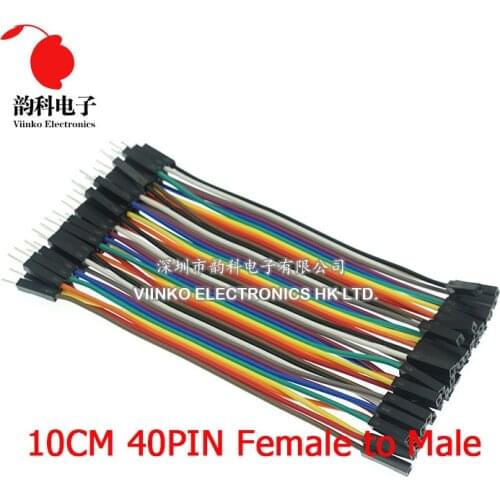 Dupont Line 40PIN 10cm Female to Male Jumper Wire Dupont Cable for arduino