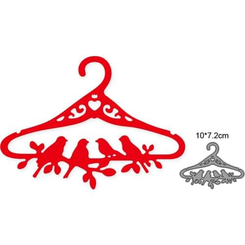Birds on Hanger Branch New 2021 Metal Cutting Dies for Scrapbooking Paper and Card Making Decorative Embossing Dies Craft dies