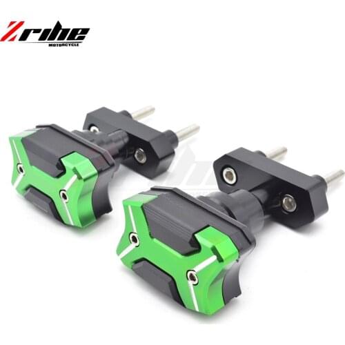 Motorcycle Frame Sliders Crash Falling Protection Anti Crash Protectors CNC Aluminum For Kawasaki Z800 ZR800