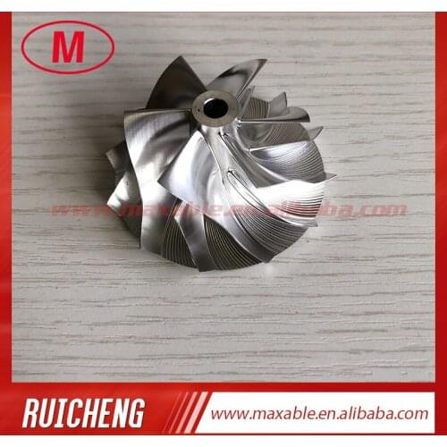RHF5 forward 39.94/52.50mm 6+6 blades high performance Turbo Billet/milling/aluminum 2618 compressor wheel for 06H145702T A4/A5