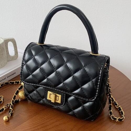 Diamond Lattice Women Crossbody Bags Quilted Chain Mimi Handbags Female Lattice Leather Shoulder Bag Lozenge Small Messenger Bag