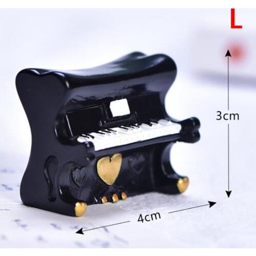 Creative Varied Miniature Music Instrument Resin Mini Violin Dollhouse Decorative Ornaments Crafts DIY Home House Bar