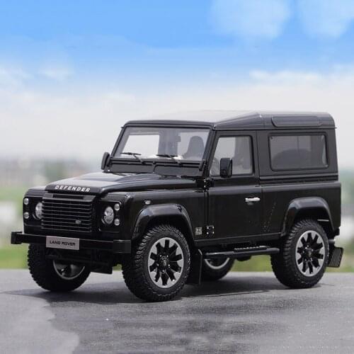 WELLY Diecast 1:18 Scale Guardian 90 SUV Black Alloy Car Model Collectible Gift Decoration Display Hot Toys