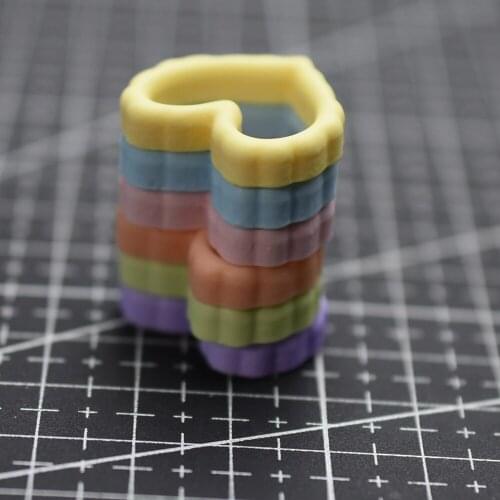 1pcs/lot resin flat back Simulation love cookie 24mm Cabochons Scrapbooking Hair Bow Center DIY Christmas decration