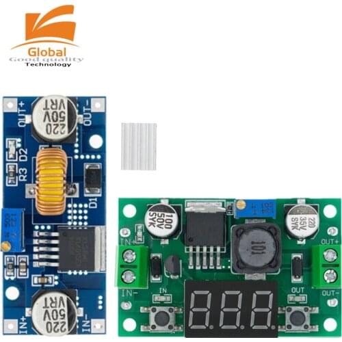 10PCS DC-DC Buck Step Down Module Original LM2596 DC/DC 4.0~40V to 1.25-37V NEW Adjustable Voltage Regulator With LED Voltmeter
