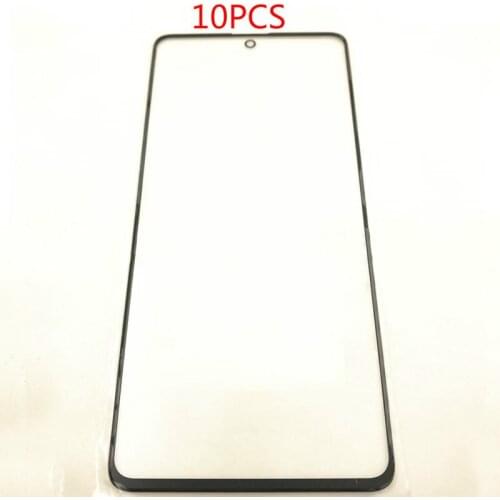 10Pcs For Samsung Galaxy A31 A315 A41 A415 A51 A515 A71 A715 Touch Screen Front Glass Panel LCD Outer Display Lens Front Glass