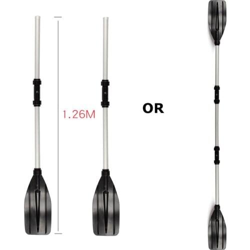 2PCS Kayak Paddles Inflatable Boats Aluminium Oars For Rowing Boats Raft Canoeing Water Sports Accessories