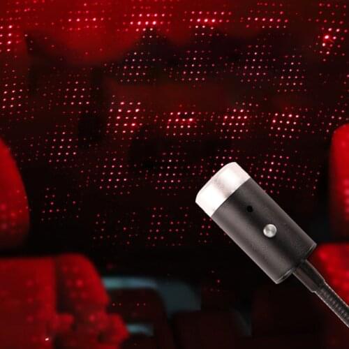 2pcs Car Gypsophila USB Atmosphere Light Super Bright Car Interior Light Accessories Atmosphere Light Starry Sky Light