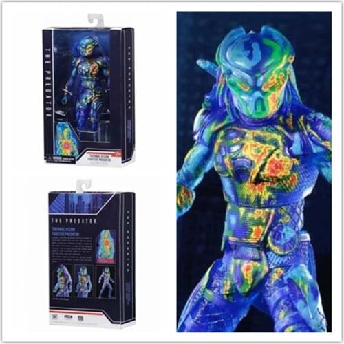 2018 Movie Edition NECA Iron-blooded Warrior Predater Heat Sensitive Edition PVC Joint Movable Collection of Toy Action figures
