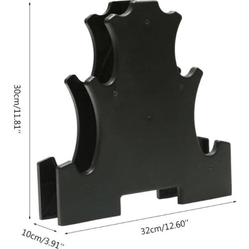 3 Tier Dumbbell Rack Holds up to 100lbs Gym Fitness Exercise Dumbbell Holder X3UA