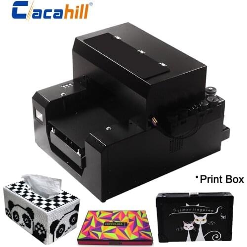 Box printer 6-color split ink cartridge high-resolution touch design for gift box/stationery box/carton pattern printing