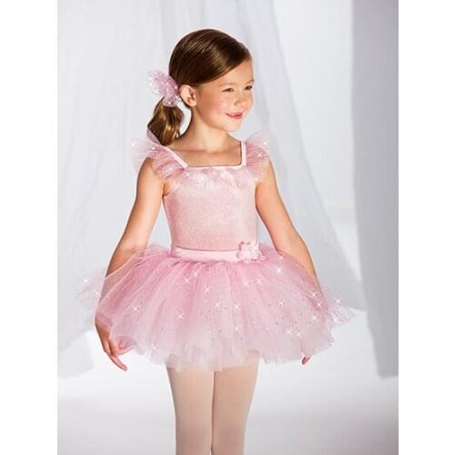 Girls Ballet Leotard Kids Ballet Tutu Performance Dress Students Velvet Dancing Performance Suit Children Stage Costume D-0475