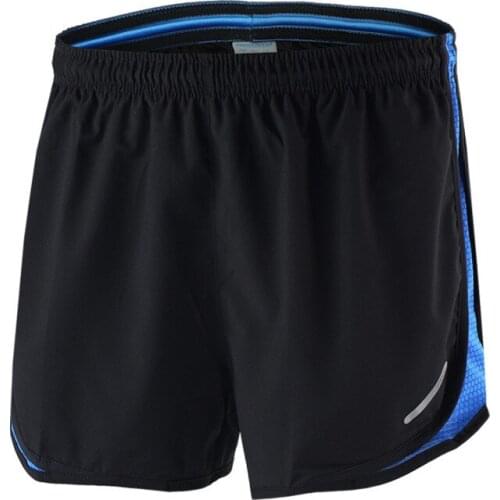 Summer marathon running pants mens three-point quick-drying breathable lined loose large size sports pants