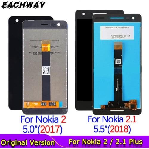 For Nokia 2 LCD Display Touch Screen Digitizer Assembly For Nokia2 Nokia 2.1 LCD 2018 TA 1080 1084 1086 1092 1029 1035 Screen