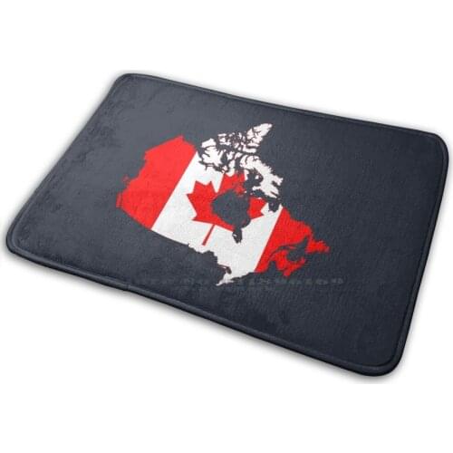Canada Is A North American Country Mat Rug Carpet Anti-Slip Bedroom Entrance Door Mat Flag Canada Maple Leaf North America Day