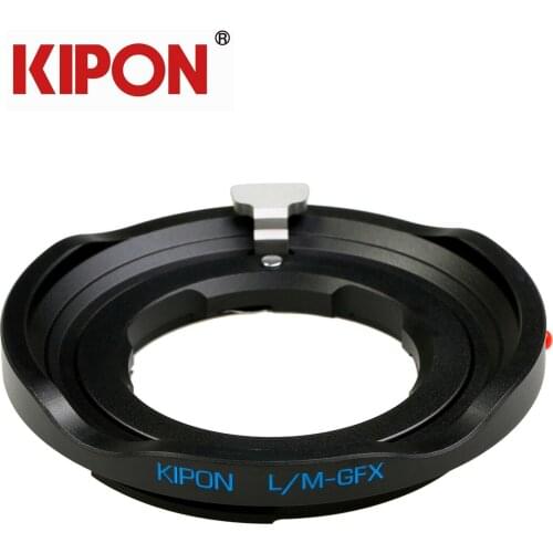 Kipon Adapter for Leica M Mount Lens to Fuji GFX Medium Format Camera in Black