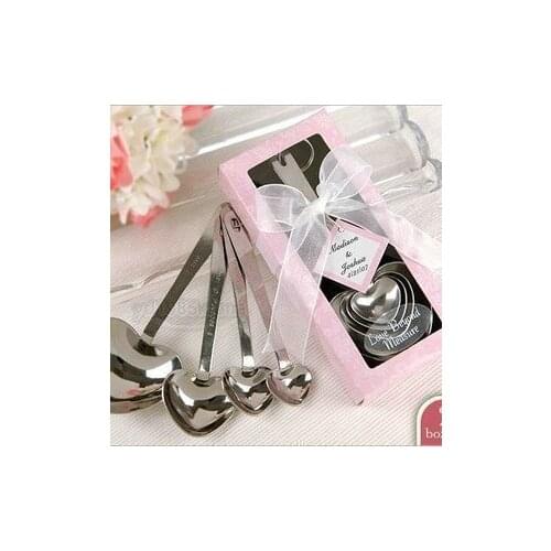 Love boxed spoon piece set gift box love spoon set wedding gift stainless steel spoon
