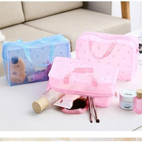 New Fashion Waterproof Portable Makeup Cosmetic Toiletry Travel Makeup Cosmetic Wash Toothbrush Organizer Bag