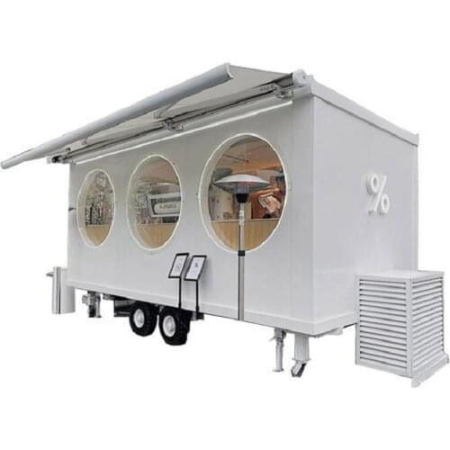New Style Mobile Street Food Vending Cart Coffee Ice Cream Food Concession Trailer Fast Food Kiosk Outdoor Customizabled